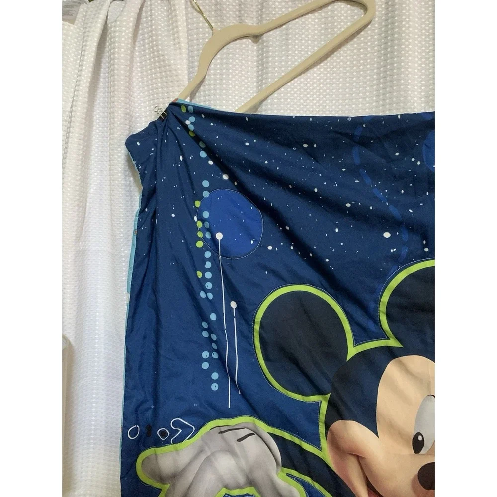 Disney‎ Mickey Kids Blanket Comforter & Top sheet Donald Duck, Pluto Space 40x55